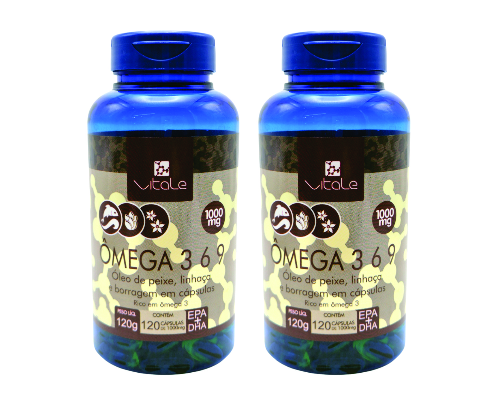 KIT 2X OMEGA 3 6 9 1000MG - 120 CPS