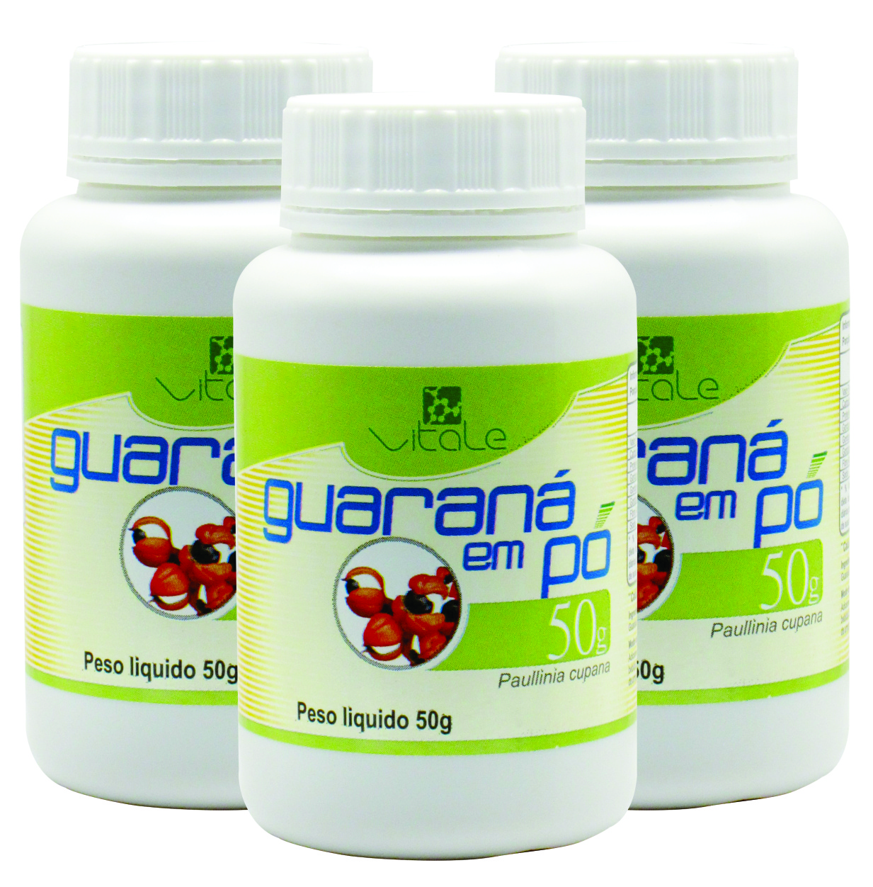KIT 3X Guaraná em Pó (Paullinia cupana) 5...